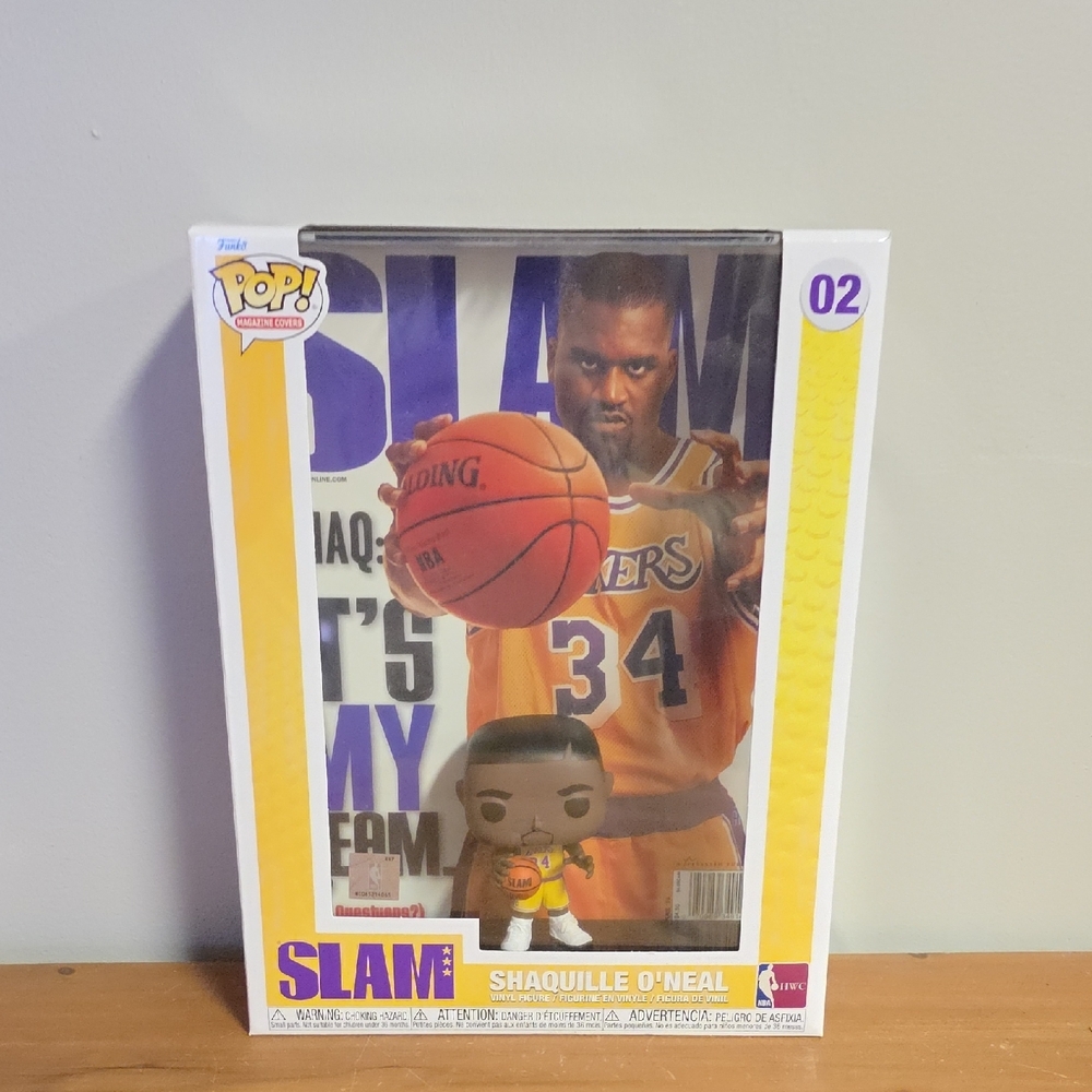 Funko Pop! Shaquille O'Neal Figure - Yellow and Purple
